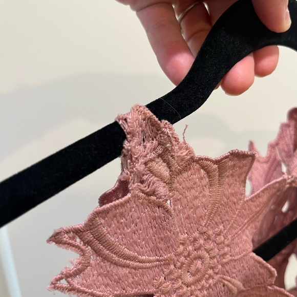 SAYLOR x Free People FP Jessa Pink Lace Mini Dress - Picture 9 of 9